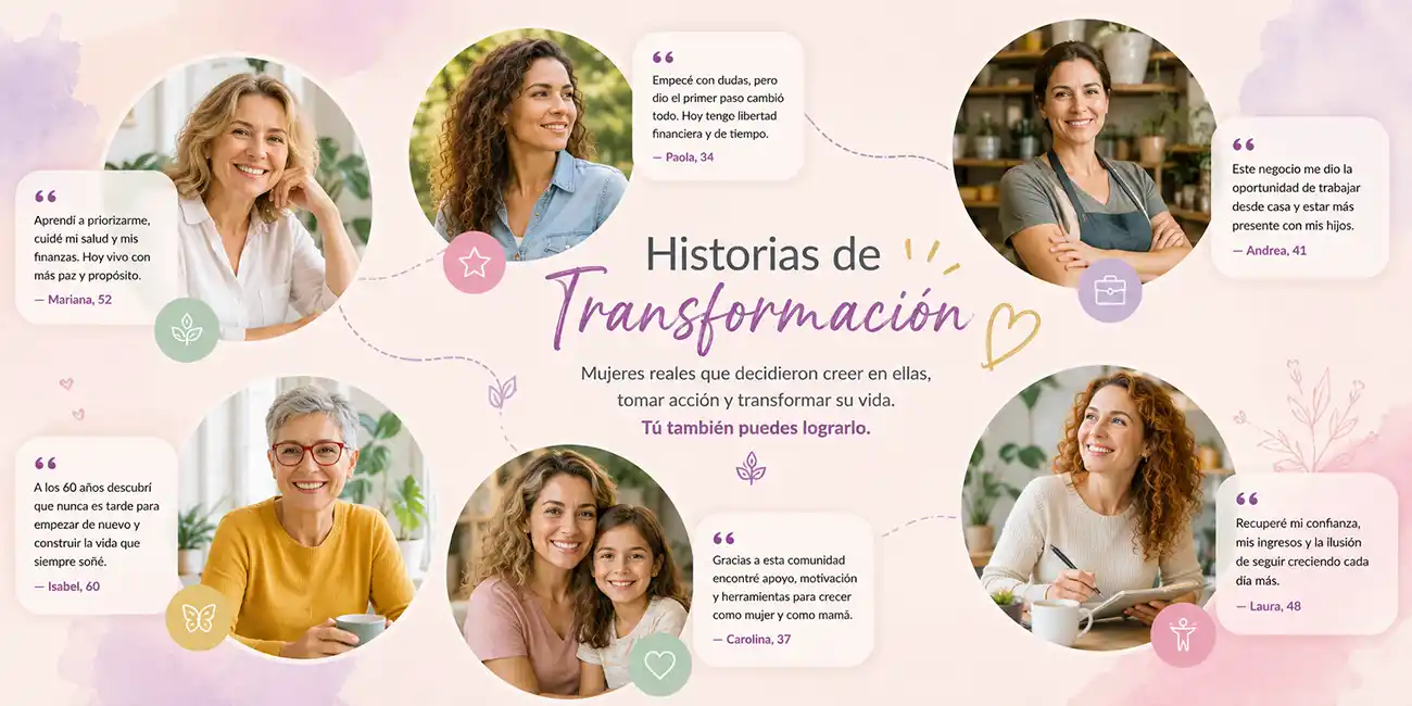 Historias de transformación de Bienestar y Libertad